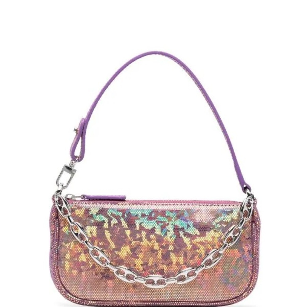 By Far Mini Rachel Hologram Bag